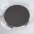 East Urban Home Art Deco Fitted Round Tablecloth Charcoal Grey Coconut-942046463