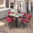 Kee Square Breakroom Table Top, 4 M Stack Chairs-2007604525-1905558578-1905558583