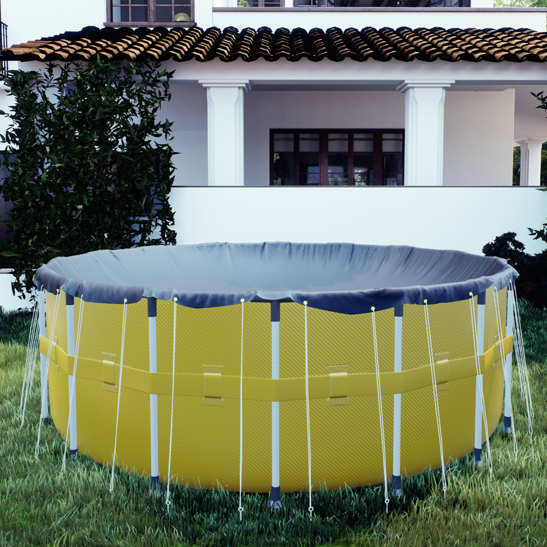 Royal Shade Premium Round Blue Winter Swimming Pool Cover Tarp Royal Shade 