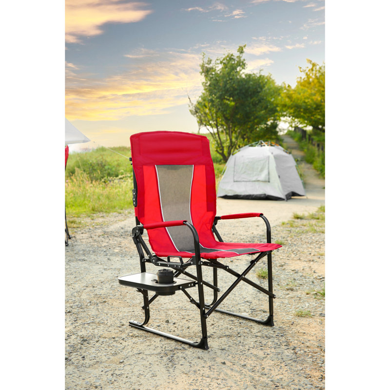 Camping Directors Chair, Heavy Duty,Oversized Portable Folding Chair With Side Table, Pocket For Beach, Fishing,Trip,Picnic,Lawn