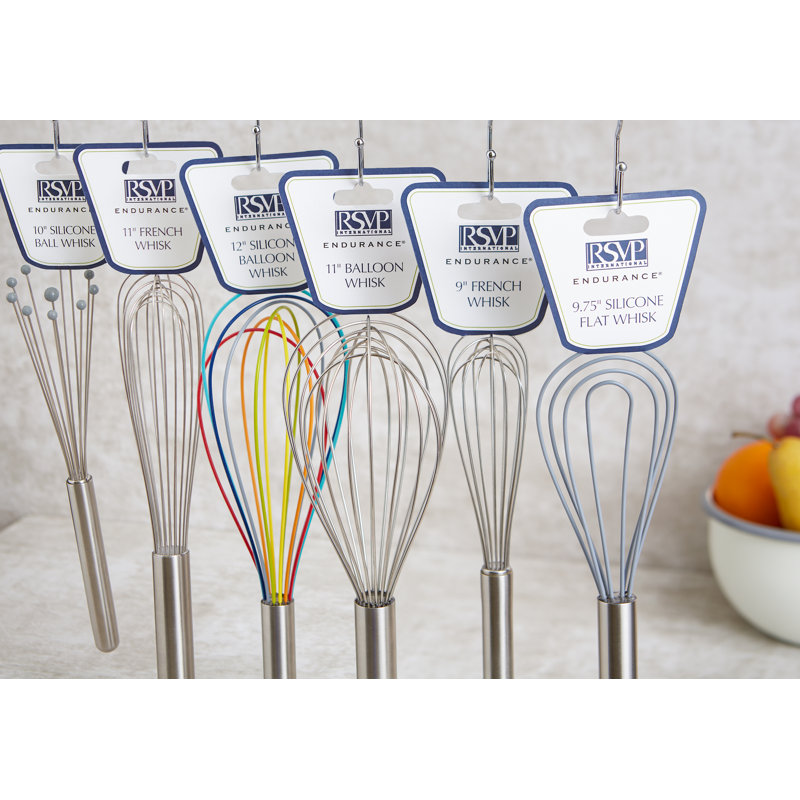 11" Stainless Steel Balloon Whisk with Comfortable Handle