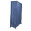 La housse de l'étagère de rangement s'adapte aux supports de couleur bleu poudré l 36 po x P 18 po x H 72 po-1418583196