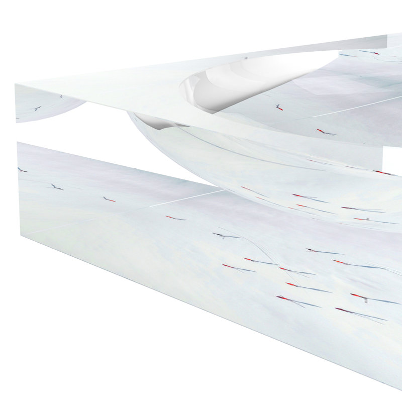 Aerial Group Acrylic Decorative Tray, 6"W x 6"D x 2"H