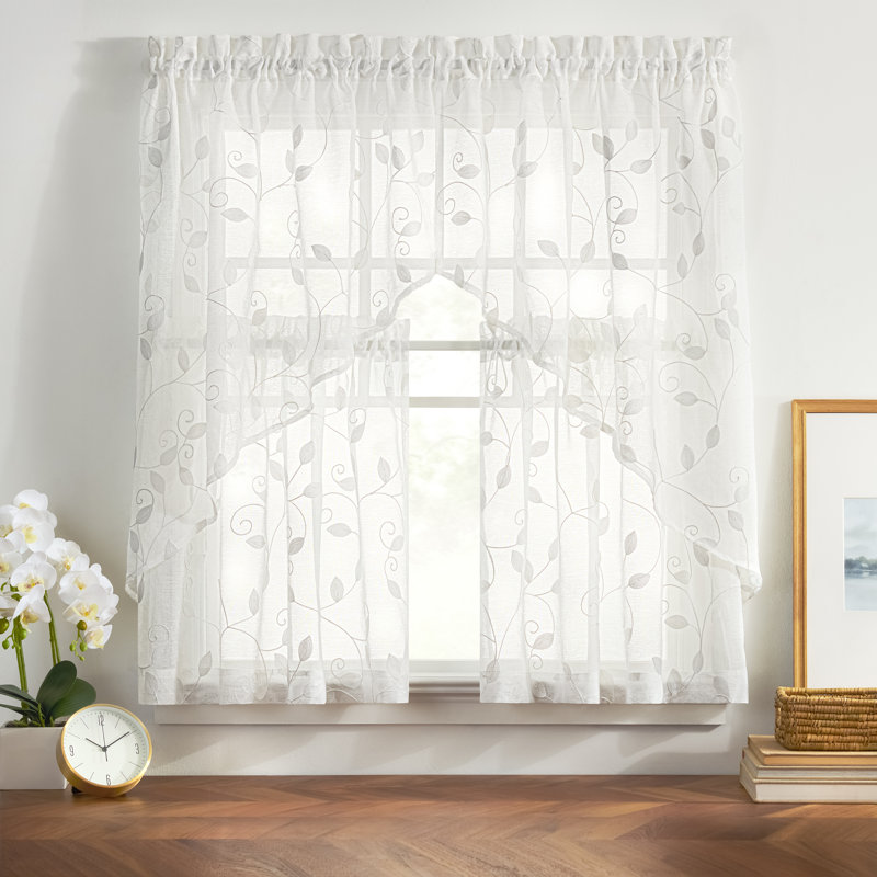 Chatham Sheer Tailored Tiers, 76" x 36"