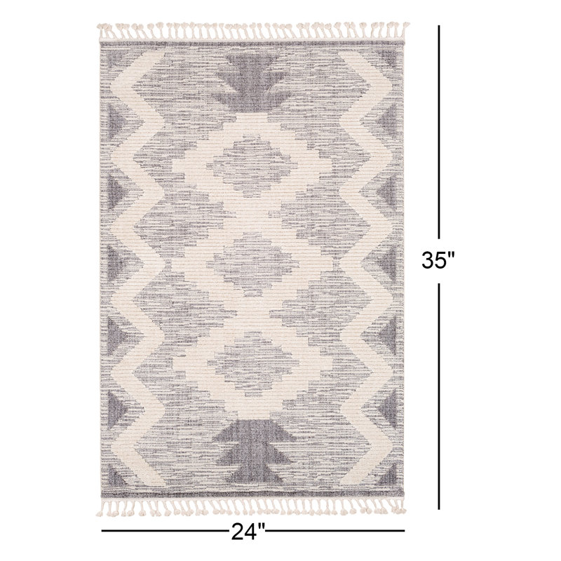 Highpoint Geometric Indoor Rug, Rectangle 2' x 2'11"