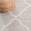 Tapis géométrique gris clair / beige Ammundsen-927848185