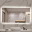48*24In LED Bathroom Mirror With Corrosion-Resistant, Three-Color Dimmable, And One-Touch Defogging Function