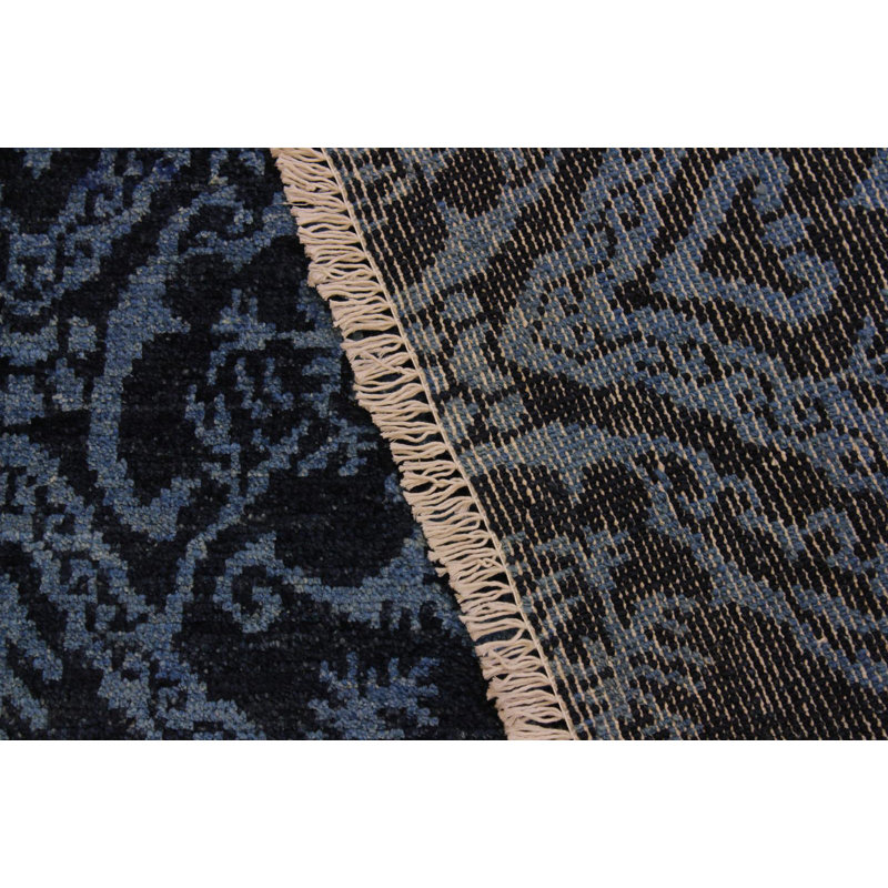 Brayton One-of-a-Kind 3'11" x 5'8" Area Rug in Blue/Black