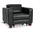 Wall-hugger Power Recliner, High Leg Recliner with Adjustable Headrest, for Small Spaces, Faux Leather-1359841495
