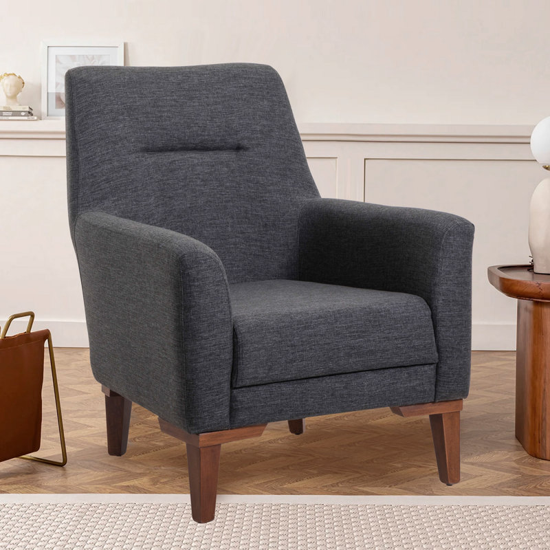 Fauteuil à oreilles en polyester l 27,56 "Wing