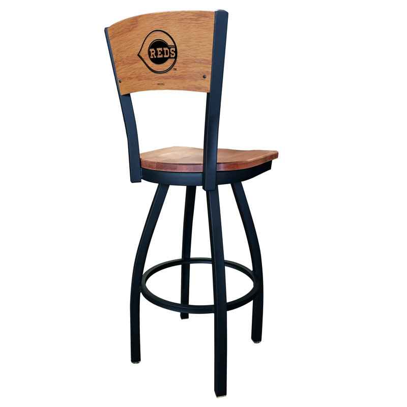 Tabouret de bar pivotant L038 Cincinnati Reds, Bar Stool (36” Seat Height)