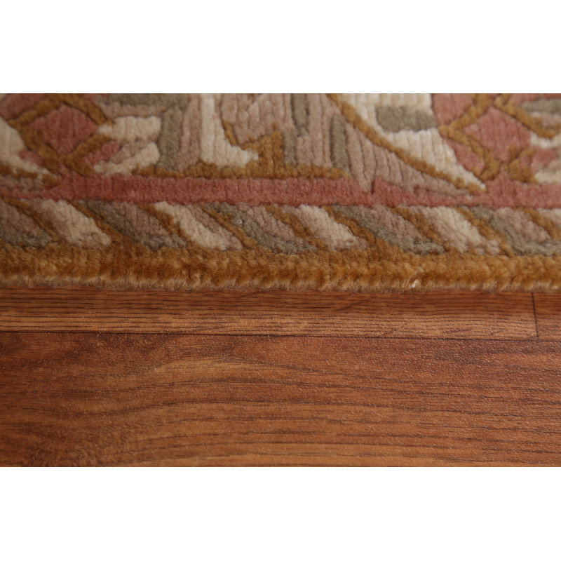 Tapis oriental en laine népalais noué à la main 2 pi 2 po x 3 pi 10 po
