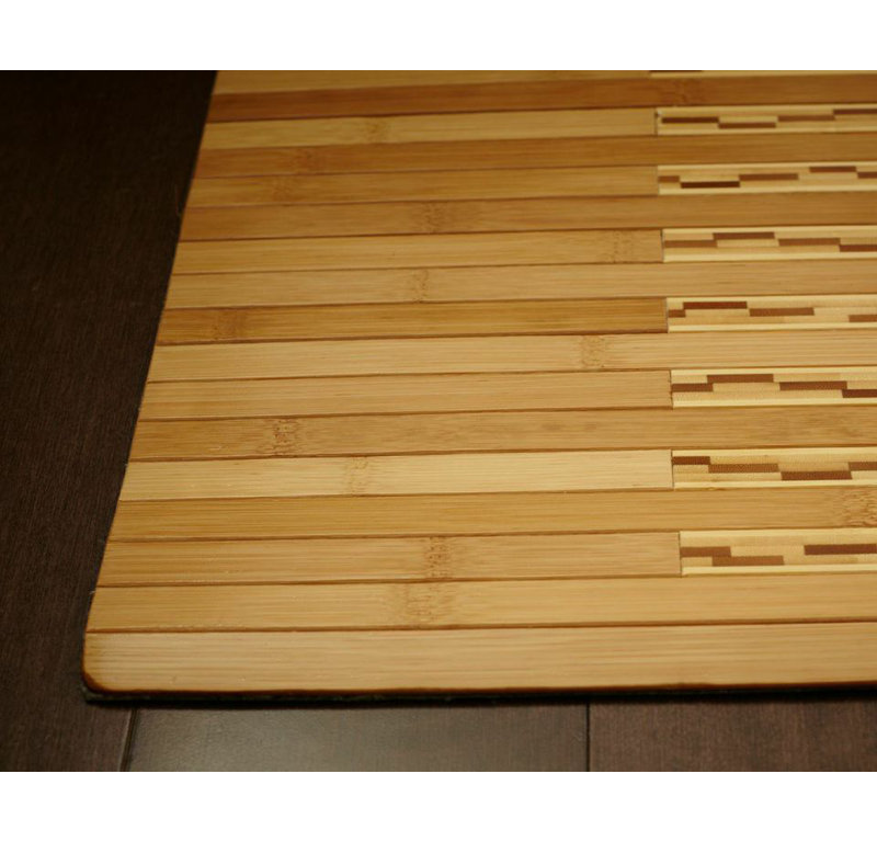 Bamboo Non-Slip Bath Rug, Rectangle 20" x 32"