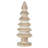 D2.6x7.7" Wooden Tree Table Decor, 2 Pack