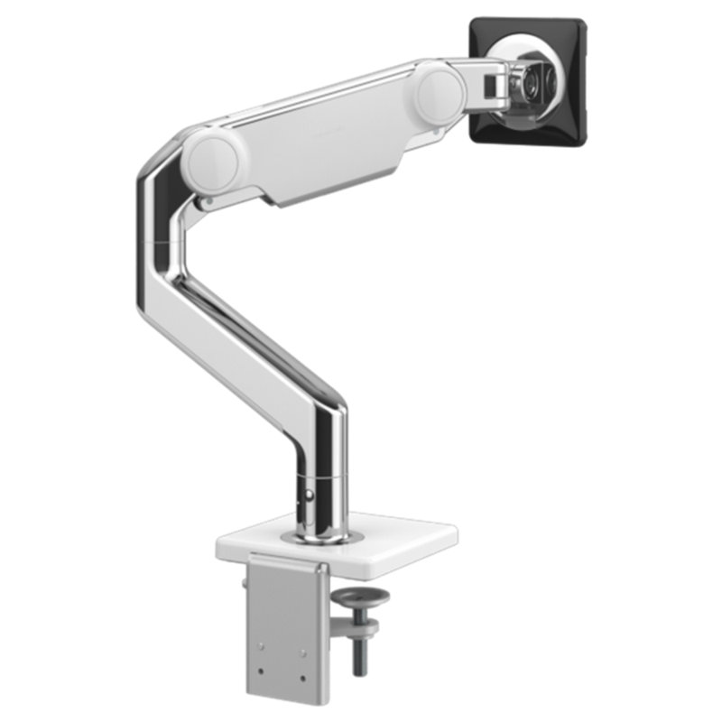 M10 W/Triple Crossbar & Handle, White, Polished Aluminum, Single