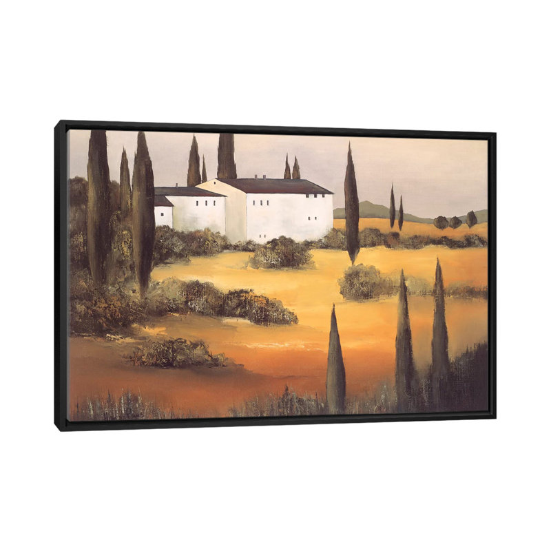 «Twilight I», reproduction sur toile, H 18 po x l 26 po x P 1,5 po, Toile avec cadre noir, Pas de tapis