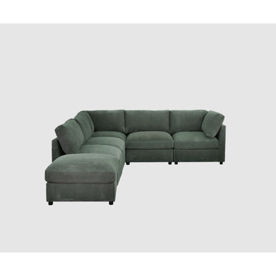 Grandmie Corduroy Upholstered Modular Sectional