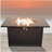 42'' Smoked Glass Metal Rectangular Pit
