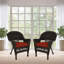 Chaise de patio avec coussins Burrowes-21220050-21220060