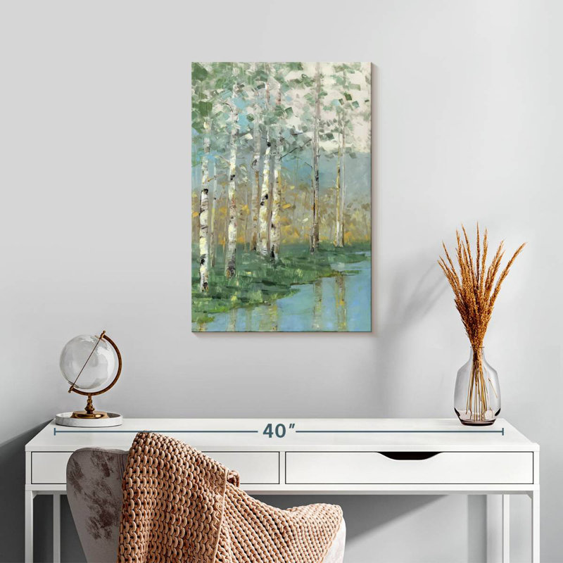 Harnek Birch Reflections I, 24" H x 16" W