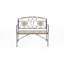 Turin Metal Outdoor Bench