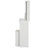 American Style 50.4" Tall White Vanity Table With Left Drawer, Right Sliding Mirror, Multi - Layer Storage And Cushioned Stool For Small Spaces 29.2" Long Bedrooms