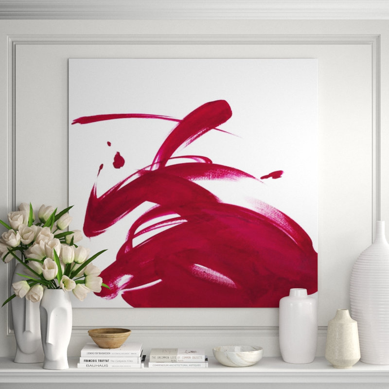 Color Rush II Print by Janice Sadler, 40" H x 40" W, Brush Gel