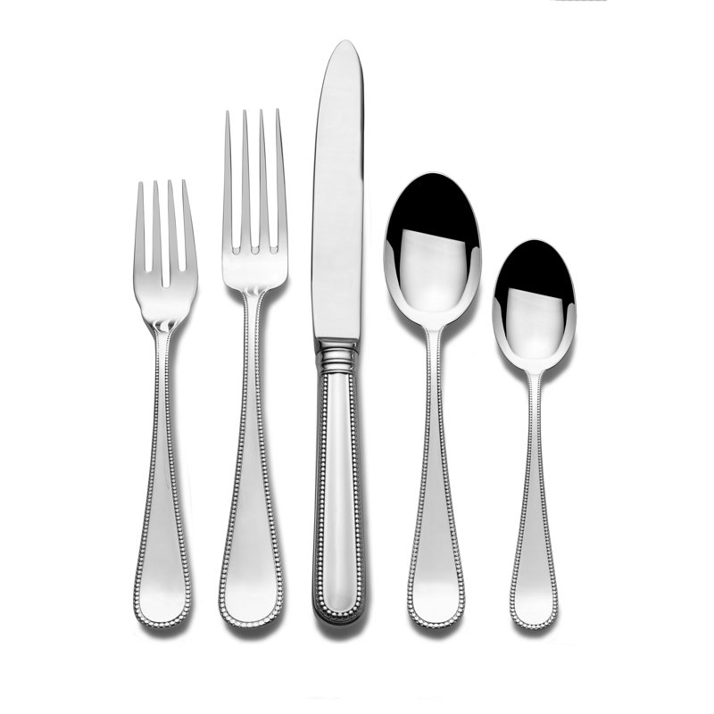 Ensemble de couverts en argent sterling 46 pièces Palatina, service pour 8