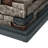 32" STONE SQUARE MGO FIRE PIT - 40000 BTU