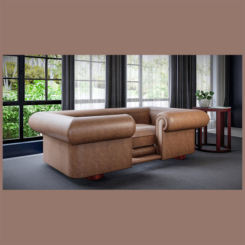 Cromwell Faux Leather Pet Bed, Extra Small (0-5kg), 11.8cm H x 31.1cm W x 27.2cm D, Grey