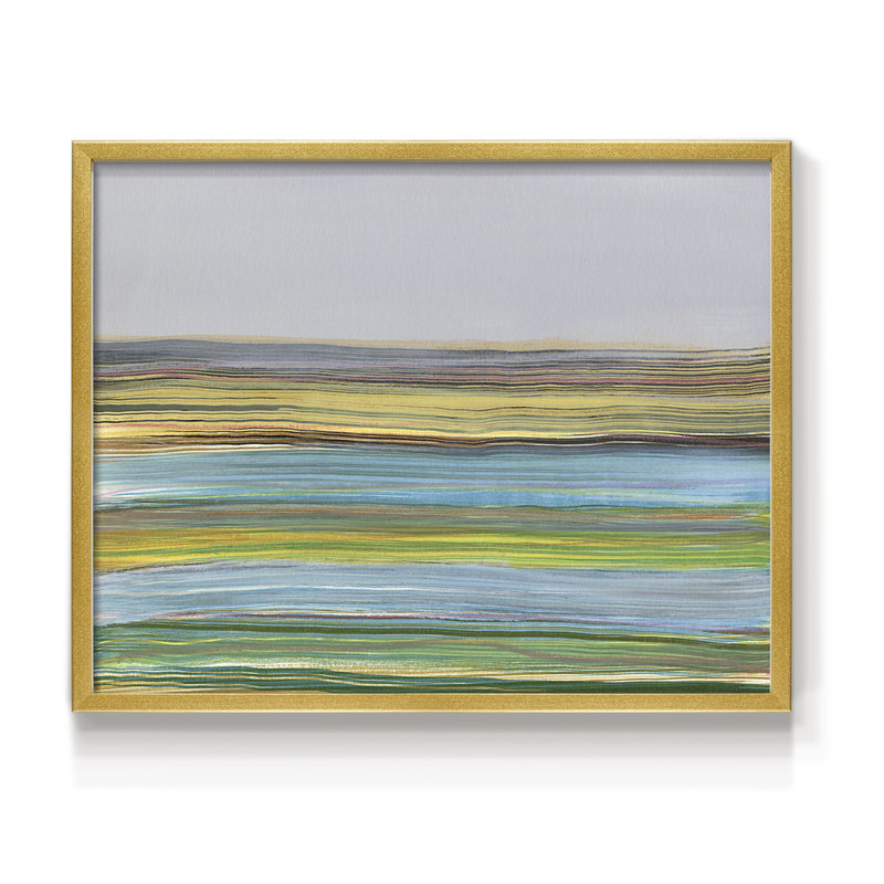 Parallel Striae I -Framed Print - Restickable, 8" H x 10" W