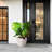 Of 3 Ancient White Ceramic Planters, Modern Style For Patio, Garden, And Indoor Use, Built - In Drainage, 15" X 12.6 Flowerpots, Planters Windowsill With Drainage Hole, Frost Heat , 14.6" L W 12.82"-1108634158