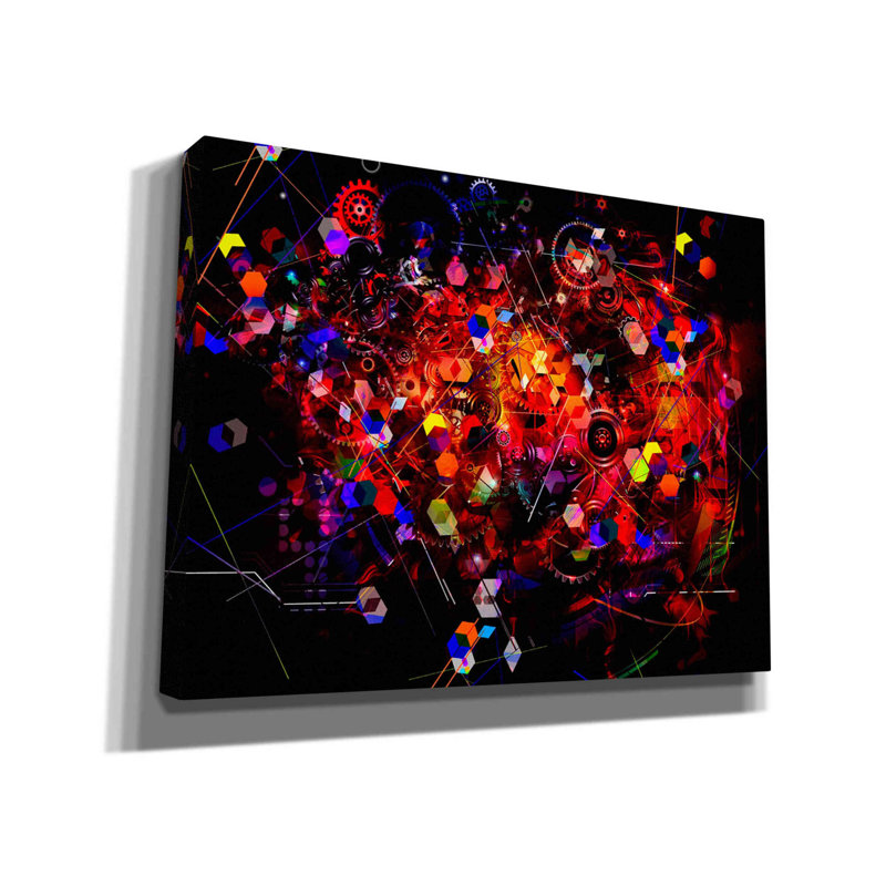 Art mural sur toile Orren Ellis, H 26 po x l 34 po x P 1,5 po