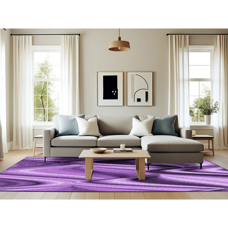 Abstract Indoor Rug, Rectangle 6' x 9'
