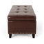 Banc de rangement avec repose-pieds 51 po