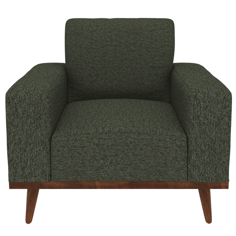 Fauteuil d'appoint Necattin, Polyester vert