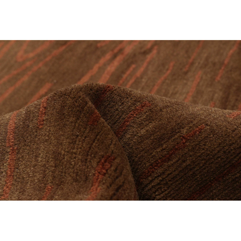 Opulence Brown Rug 6'9" x 8'3"