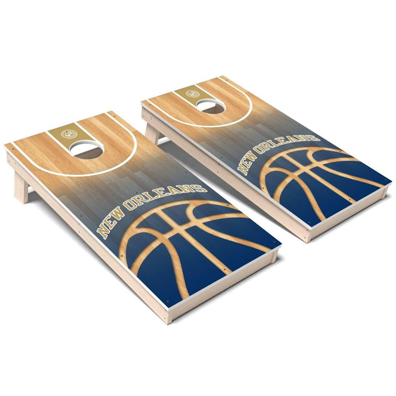 Ensemble de planche de jeu de basketball toutes saisons New Orleans Basketball, Ajouter des lumières DEL