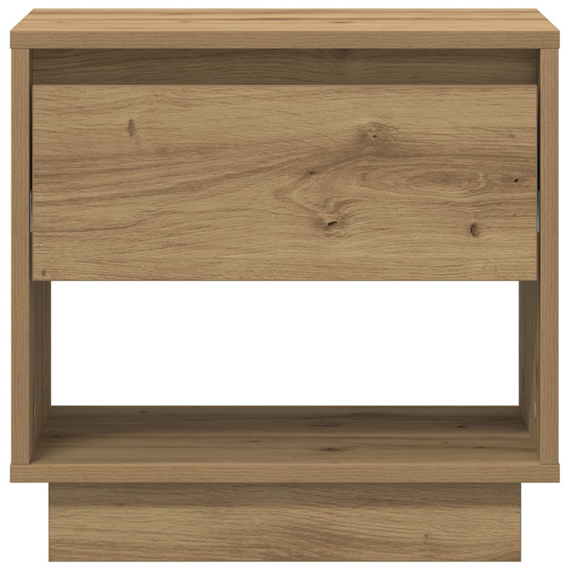 45cm W Manufactured Wood Bedside Table