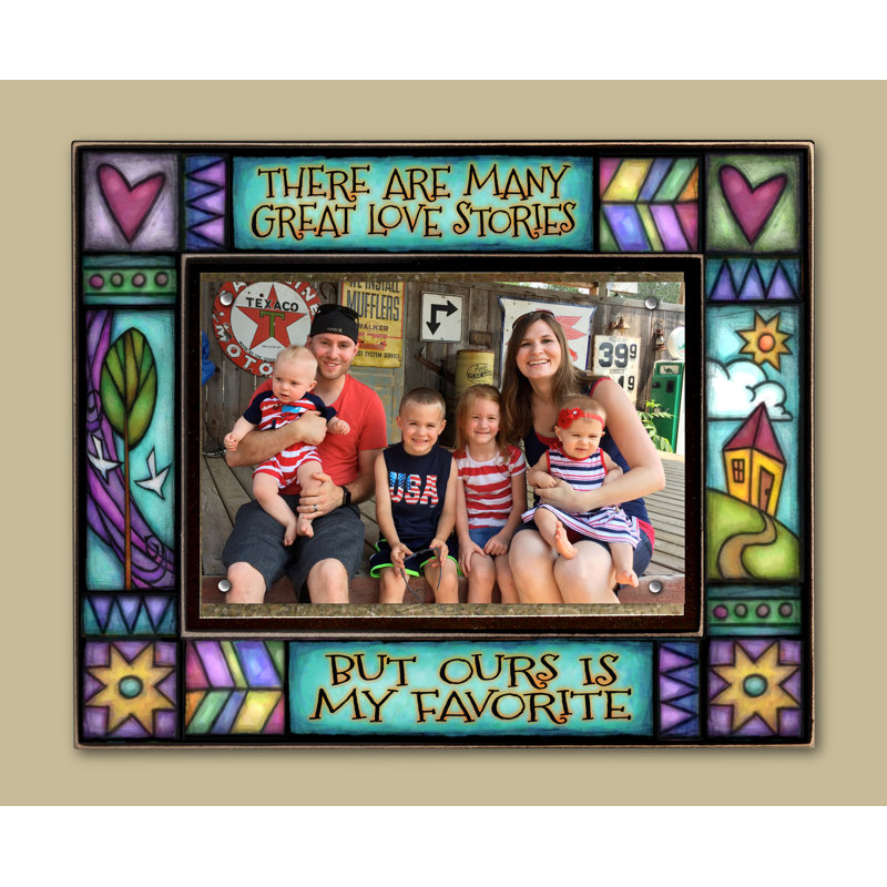 Matterson Blue Matte Picture Frame