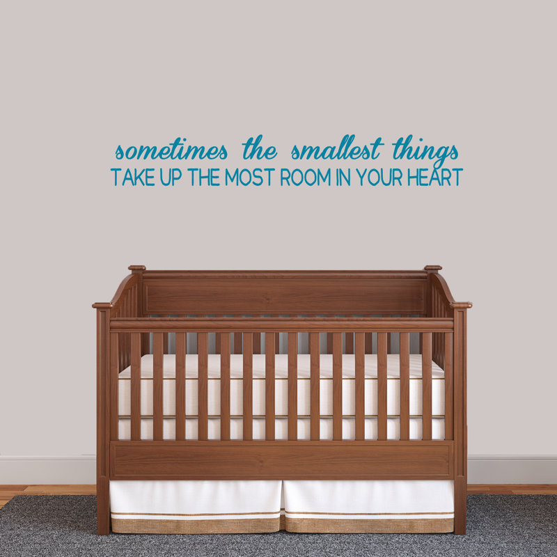 Text & Numbers Non-Wall Damaging Wall Decal, Teal