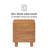 Pascal Solid Wood Nightstand-250622645