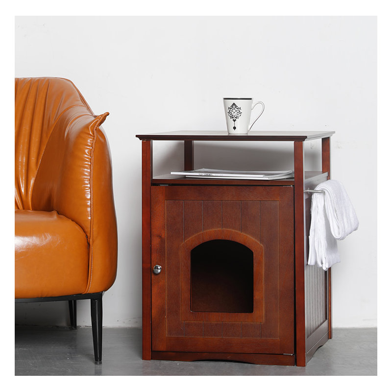 Enceinte de litière Chethan, Noyer
