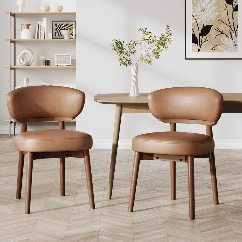 Chaise d'appoint Cleona, Brun