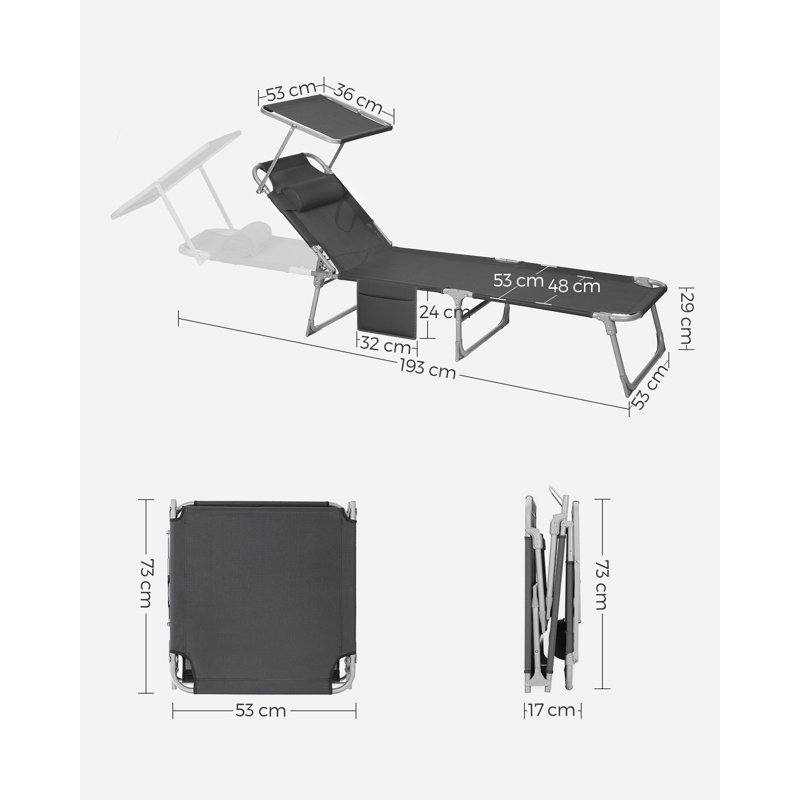 Carllene 193cm Long Single Chaise