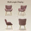 Chaise d'appoint moelleuse en laine d'agneau-707069939