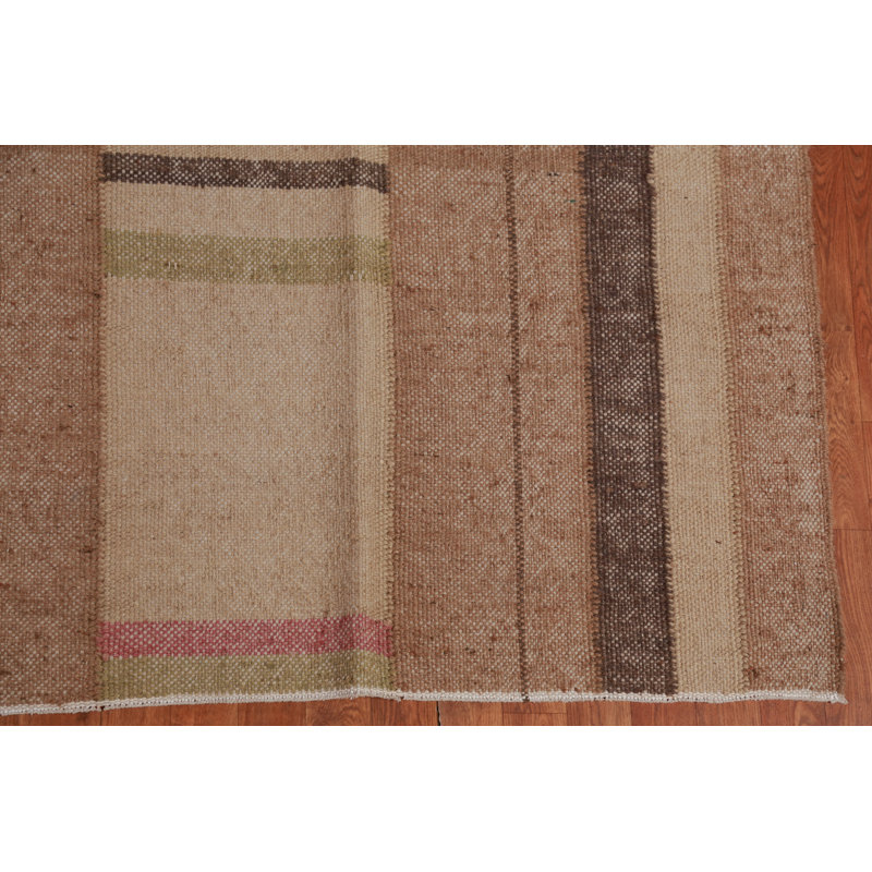Tapis en teinture de terre kilim Earth