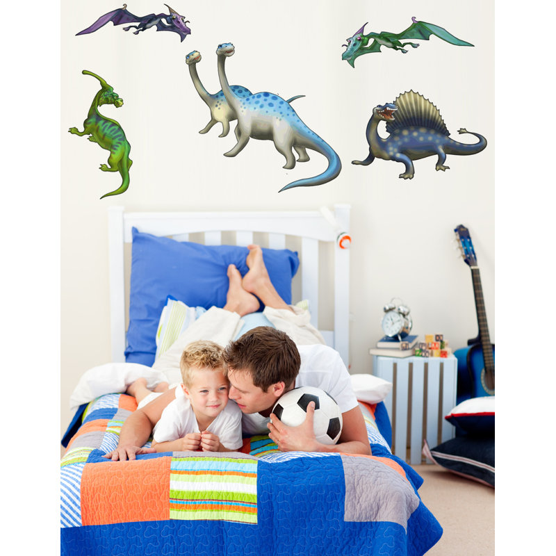 Décalcomanie murale dinosaure