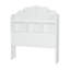 Ensemble de chambre à coucher personnalisable avec lit plateforme simple Tiara