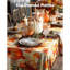 Nappe en plastique jetable 54 x 108 po, paquet de 10, récolte de citrouilles